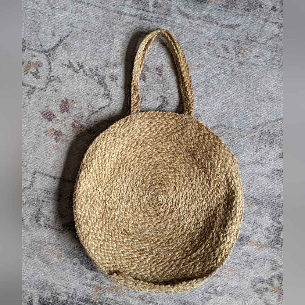 Round beach bag